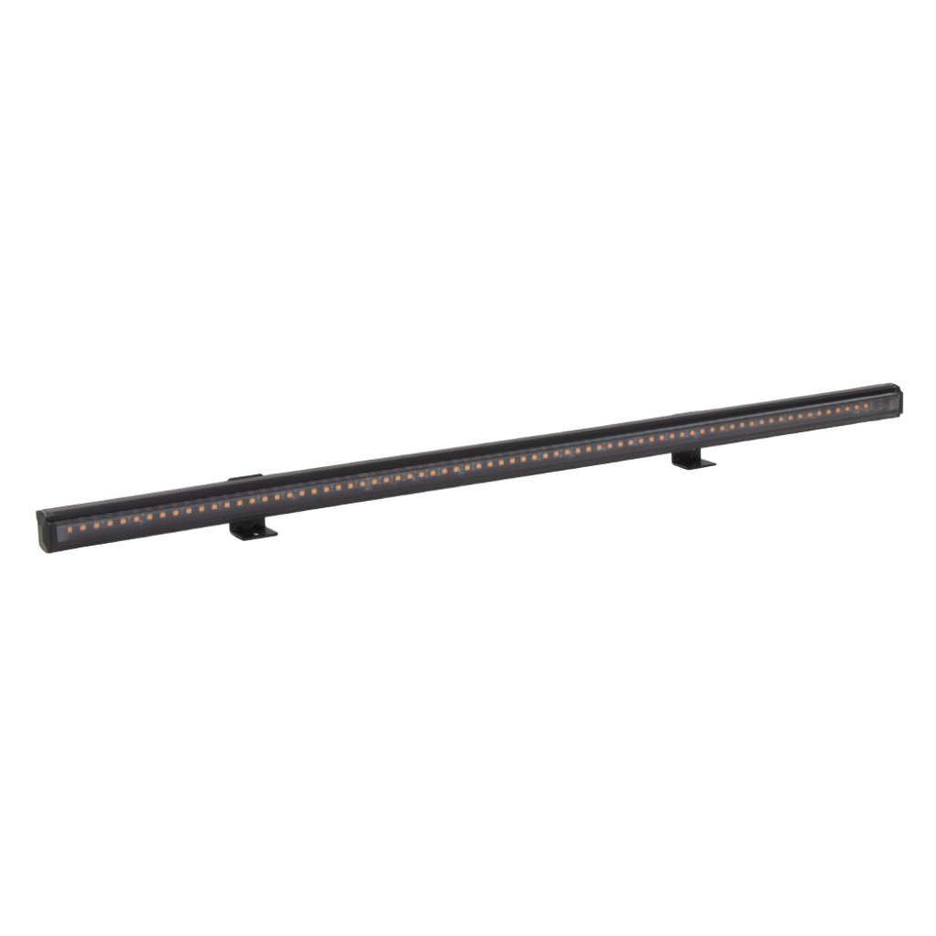 Gumové výstražné LED světlo vnější, oranžové, 12/24V, 640mm