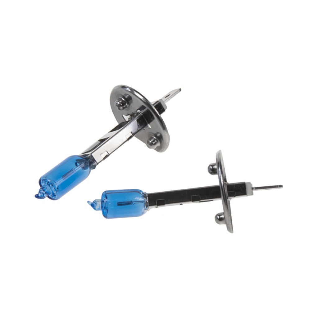 Halogen. žárovka 12V s paticí H1, Blue white 4300K 100W