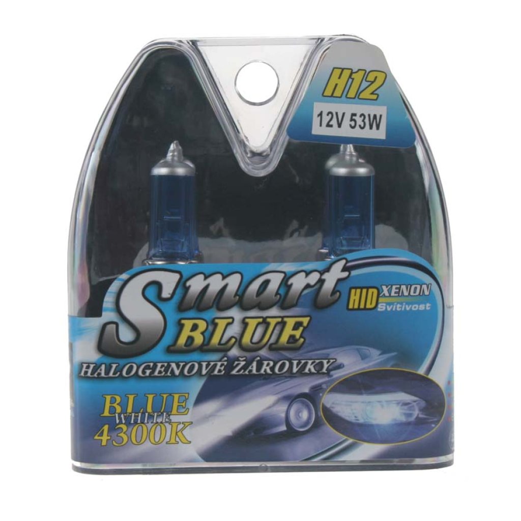 Halogen. žárovka 12V s paticí H12, Blue white 4300K