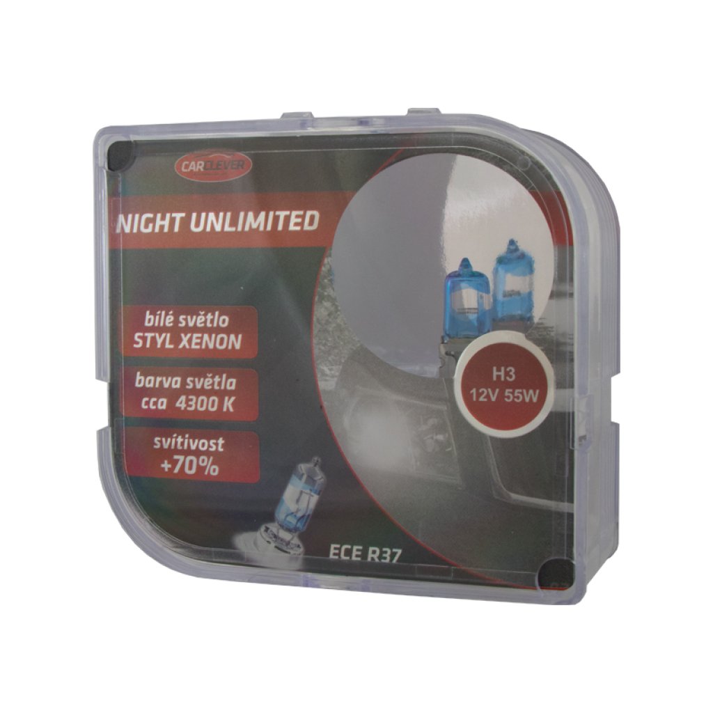 Halogen. žárovka 12V s paticí H3, Night unlimited 4300K