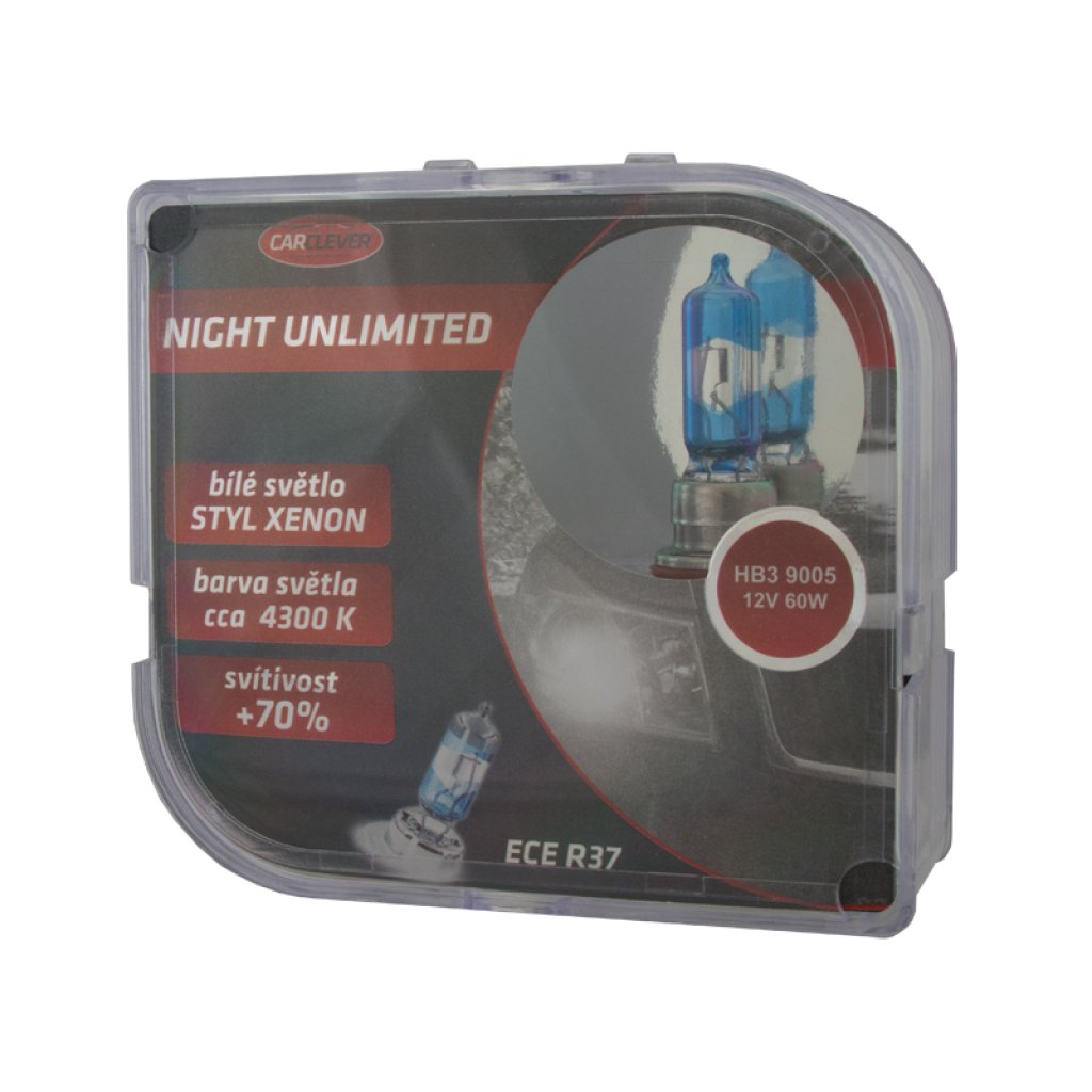 Halogen. žárovka 12V s paticí HB3 (9005), Night unlimited 4300K