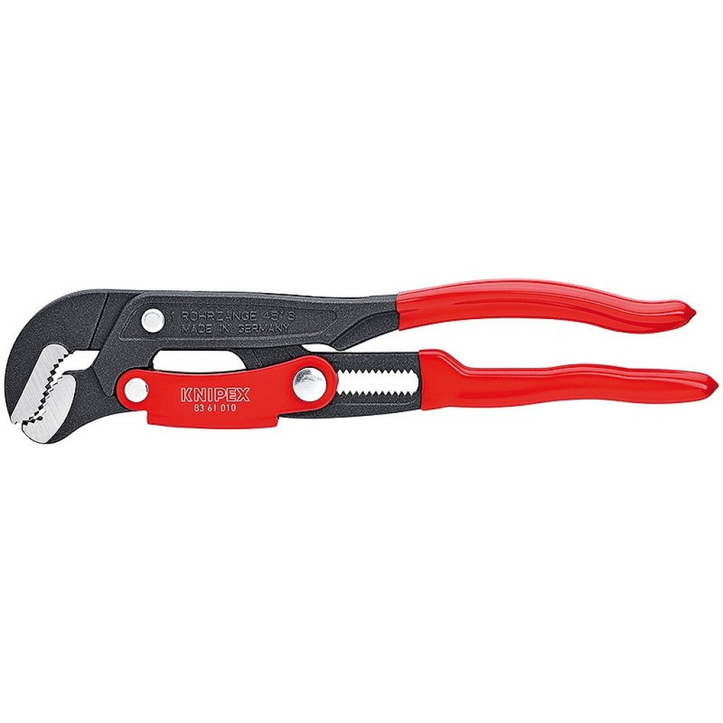 Hasák s čelistmi ve tvaru S stříkáno šedou práškovou barvou 330 mm - 8361010