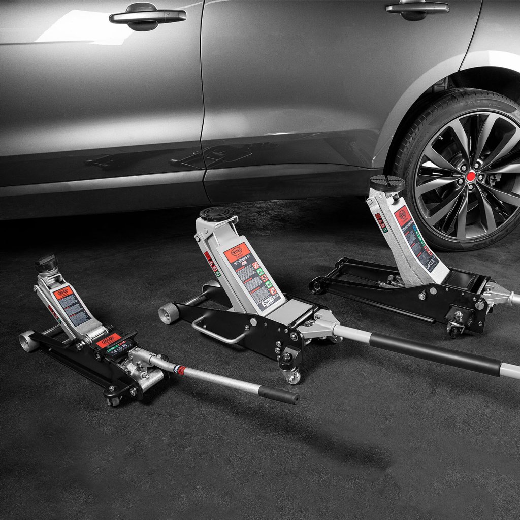 Hever hydraulický nízký pojízdný HEYNER UltraLowLift PRO, nosnost 2250 kg, 347020
