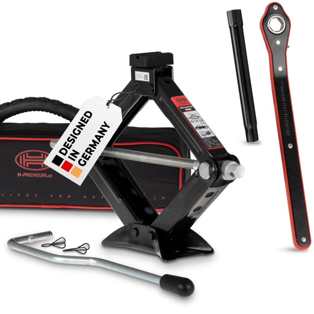 Hever nůžkový 1500 kg s ráčnou Heyner Ultra Lift M Black Edition, 347160