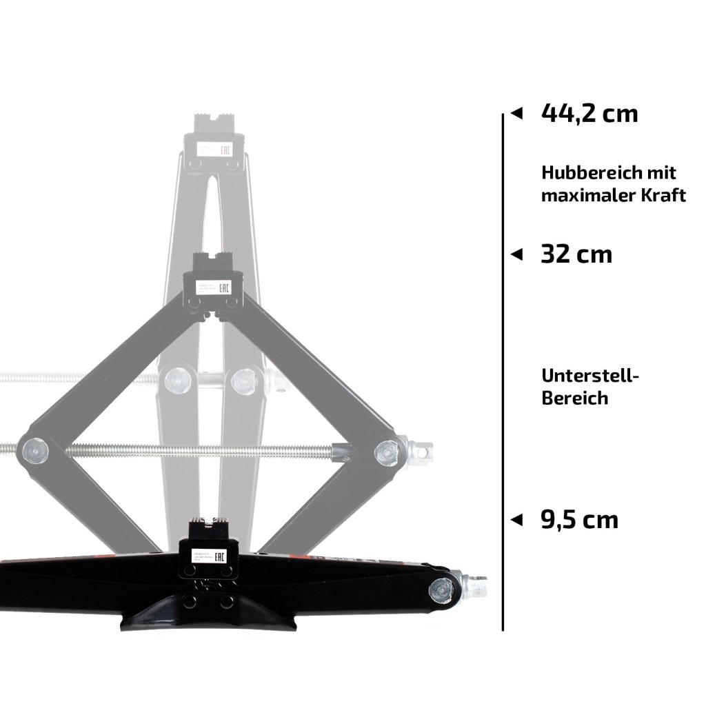 Hever nůžkový 2000 kg s ráčnou Heyner Ultra Lift, 347210