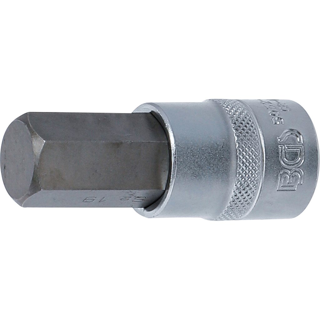 Hlavice s bitem HEX 1/2", H19 - B505219