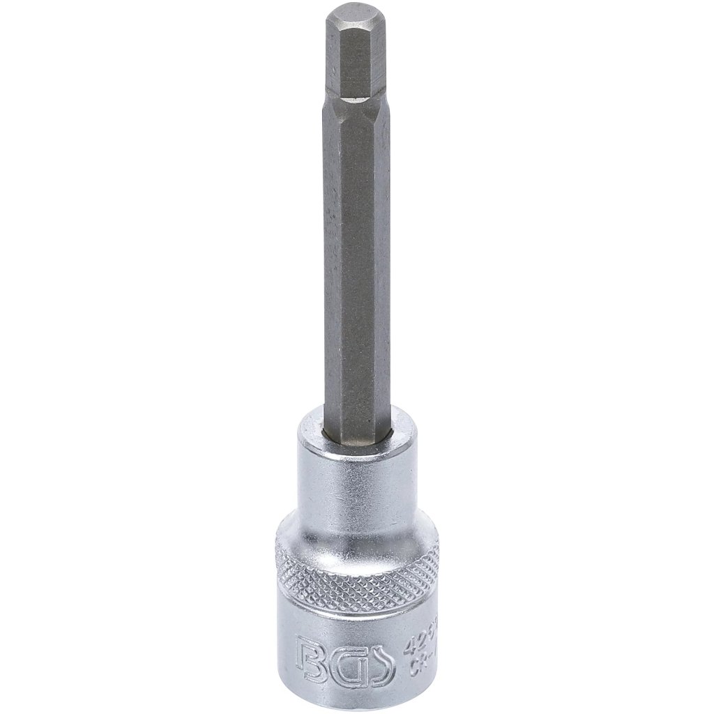 Hlavice s bitem HEX 1/2" Imbus H7, prodloužená 100 mm - B4262