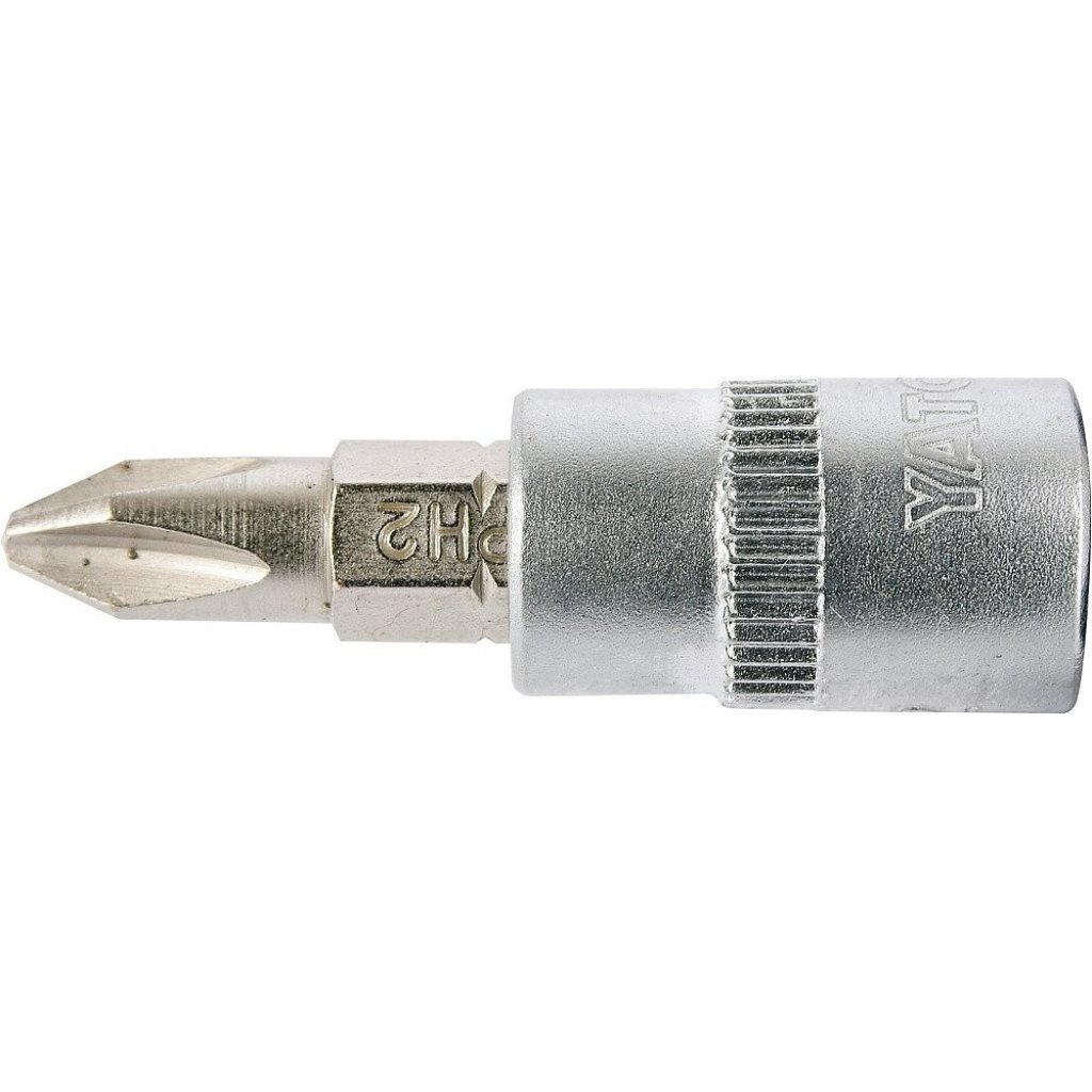 Hlavice s bitem KŘÍŽOVÁ 1/4" PH2 Yato - YT-04412