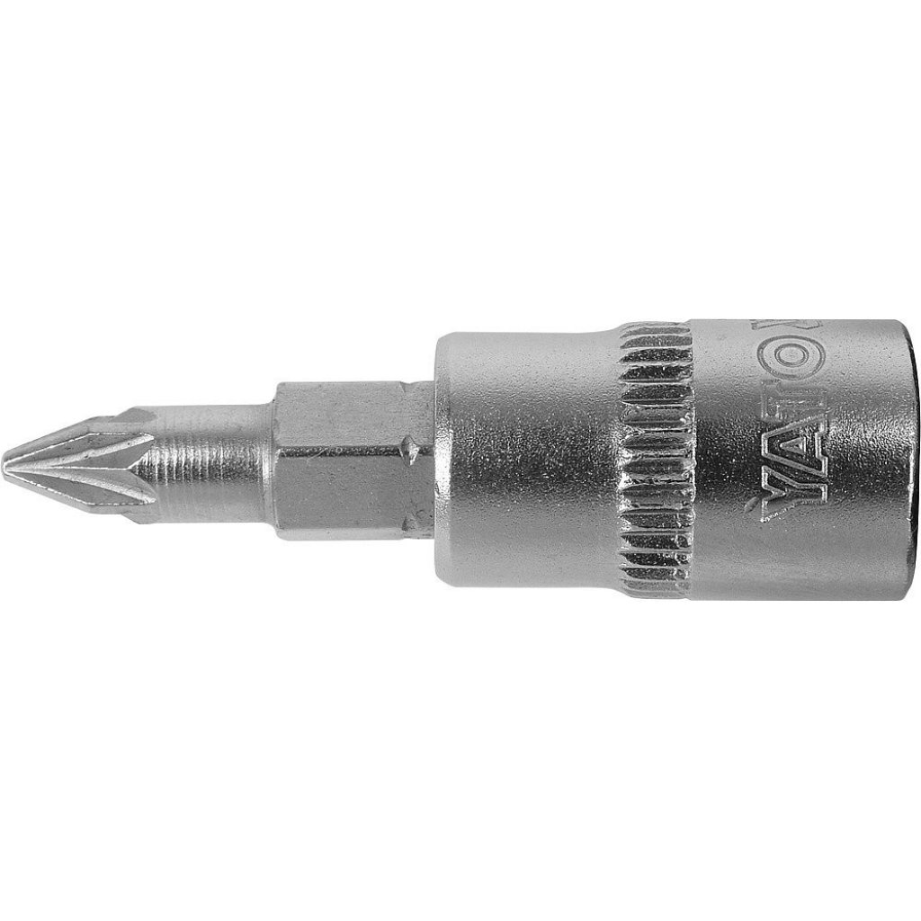 Hlavice s bitem KŘÍŽOVÁ 1/4" PZ1 Yato - YT-04417