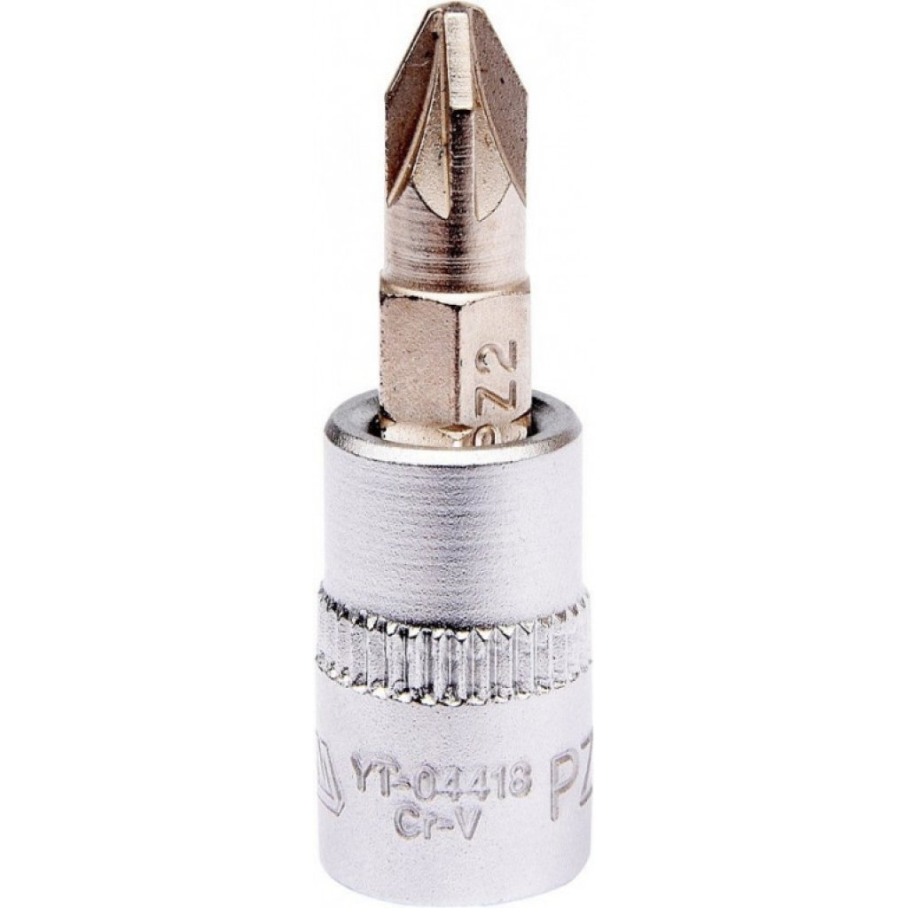 Hlavice s bitem KŘÍŽOVÁ 1/4" PZ2 Yato - YT-04418