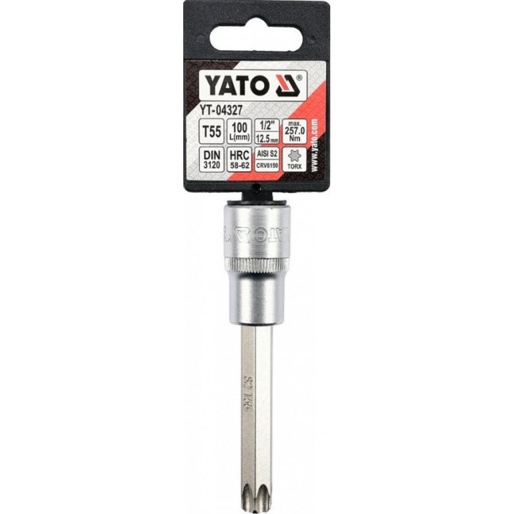 Hlavice s bitem TORX 1/2" T55 YATO - YT-04327