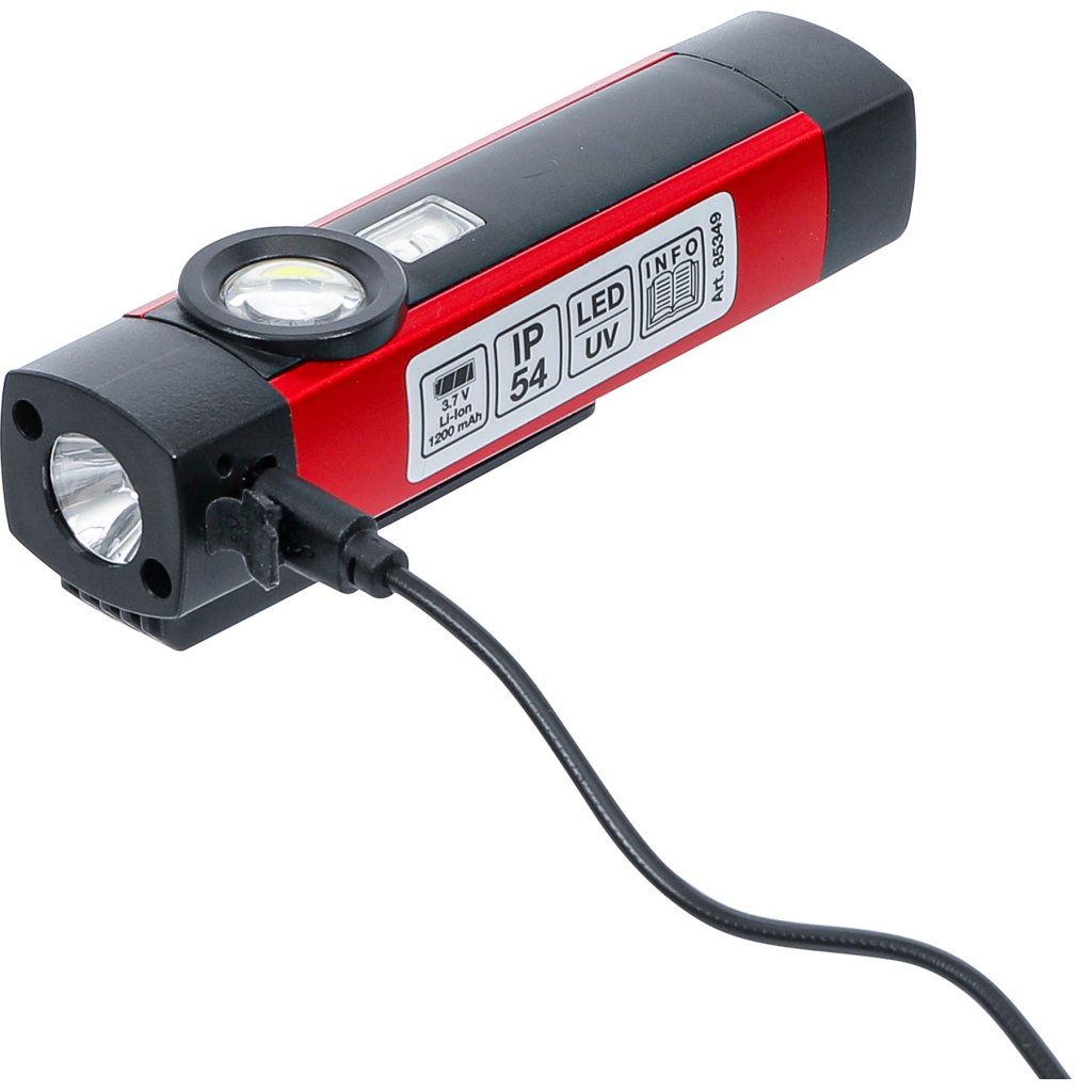Hliníková COB LED/UV svítilna, 1 W - B85349