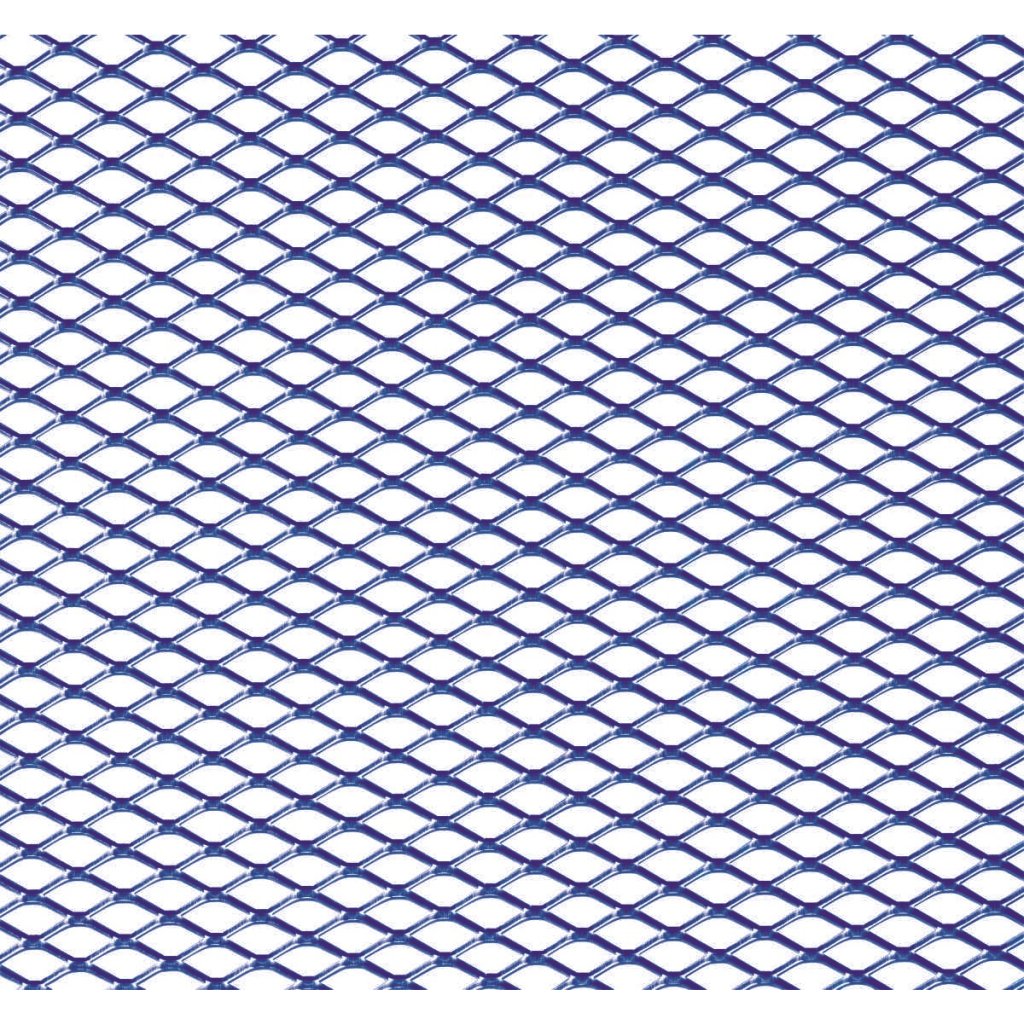 Hliníková mřížka (Tahokov) rozměr 1000x250 mm, AL 08 modrý VO