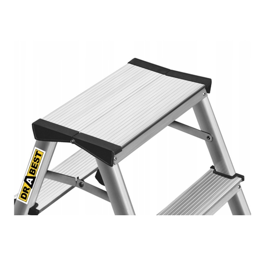 Hliníkové schůdky oboustranné, 2x3 stupně, 2,2 m, max. zátěž 150 kg