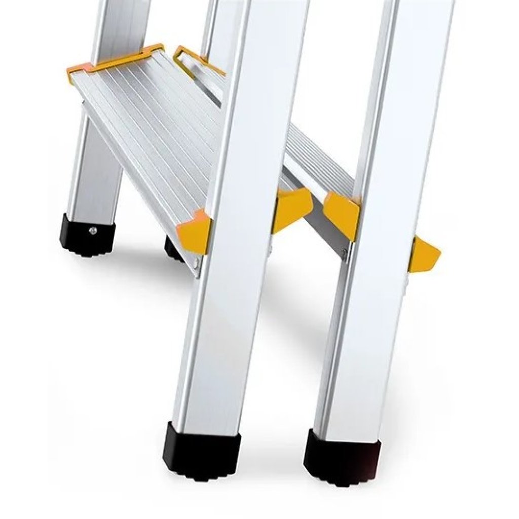 Hliníkové schůdky oboustranné, 2x3 stupně, 2,2 m, max. zátěž 150 kg