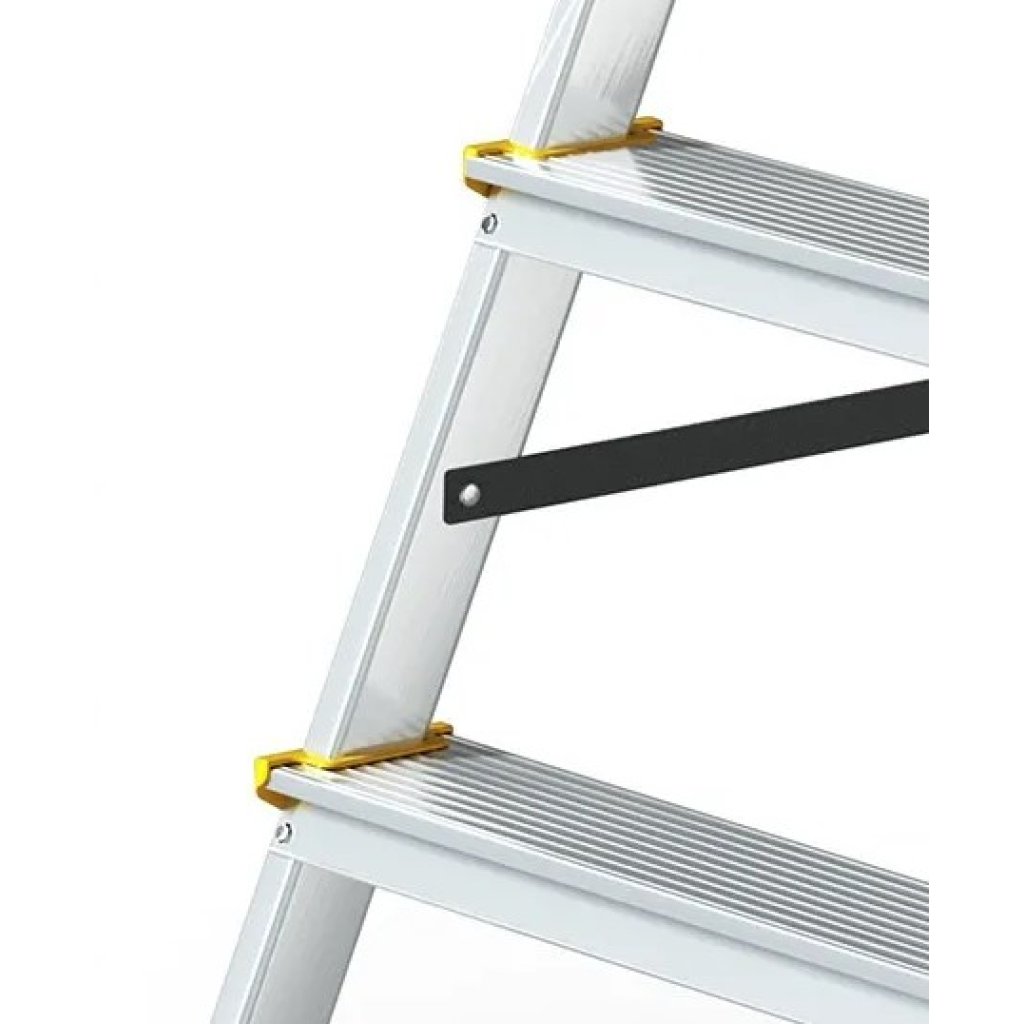 Hliníkové schůdky oboustranné, 2x3 stupně, 2,2 m, max. zátěž 150 kg