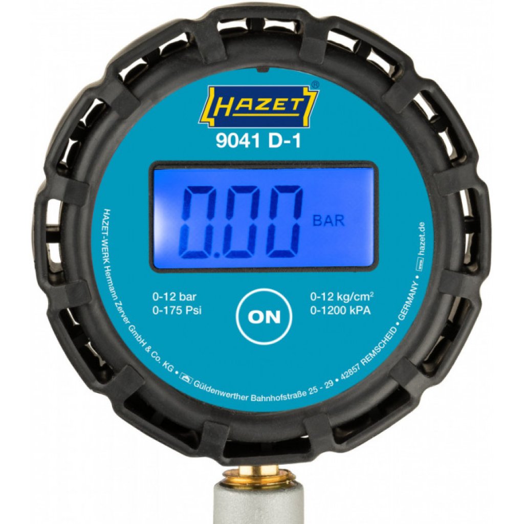 Hustič pneu s digitálním manometrem 9041D-1 HAZET - HA212378