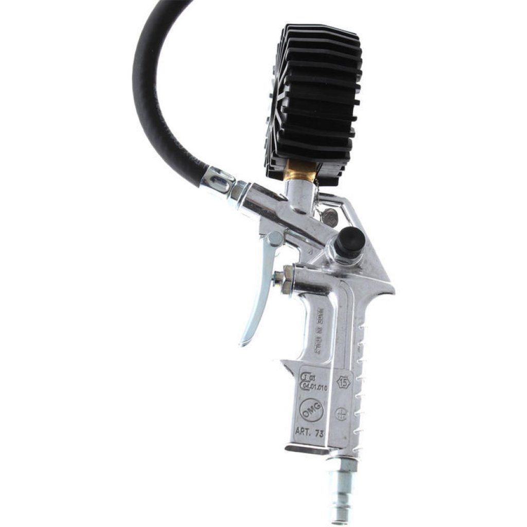 Hustič pneu s manometrem OMG73, 0-10 bar - F10245