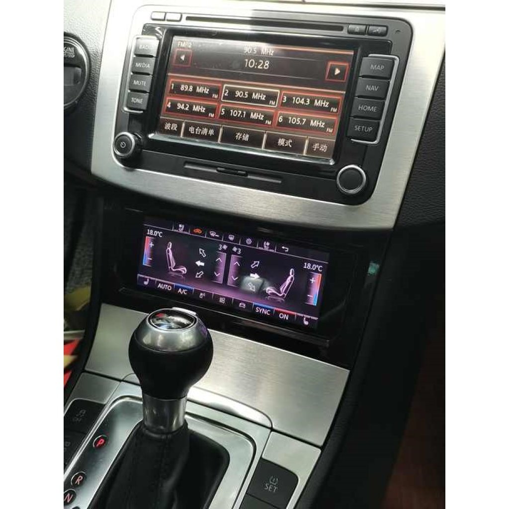 IPS dotykový panel klimatizace pro VW Passat B6/B7/CC 2010-2014