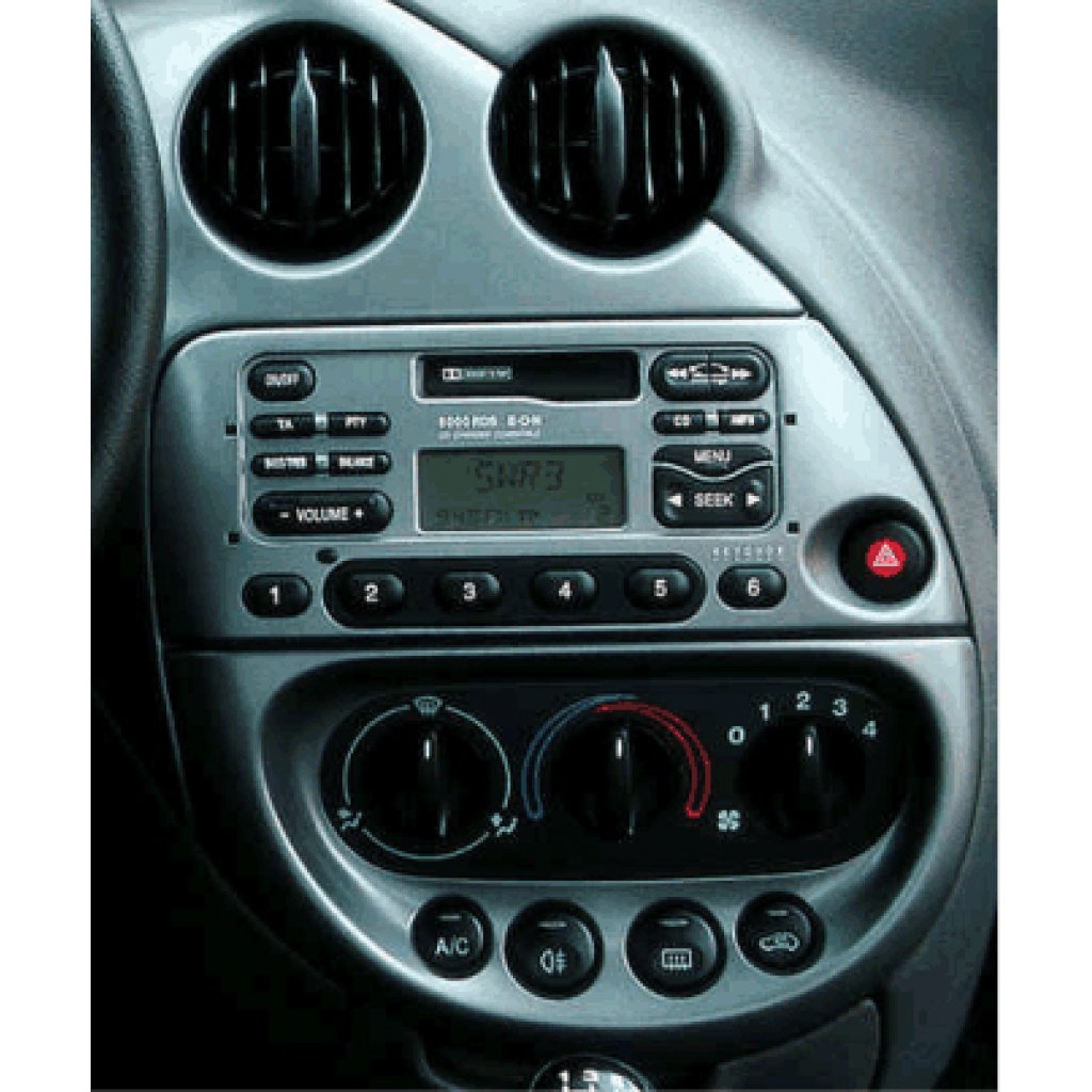 ISO redukce pro FORD Ka (stříbro-modrá)