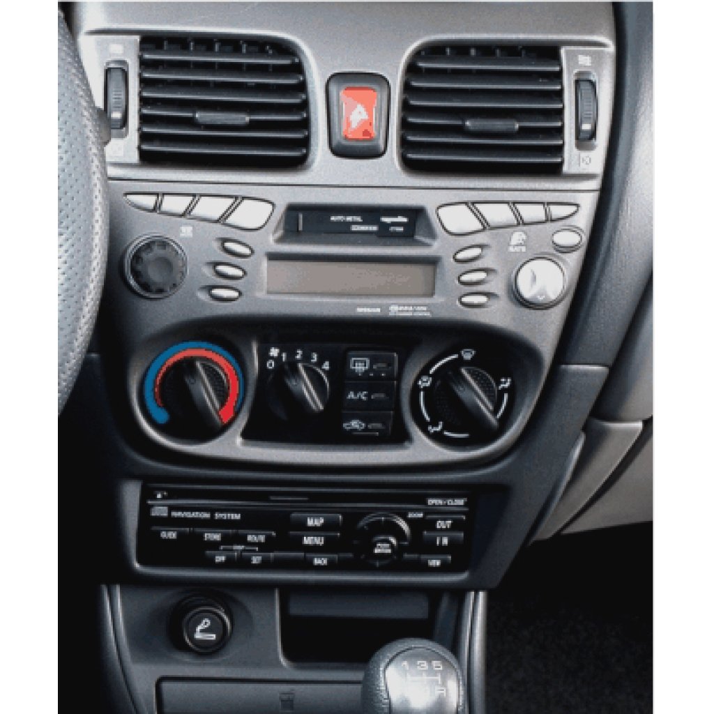 ISO redukce pro Nissan Almera 03/2000 - 11/2006 včetně ovládání větrání