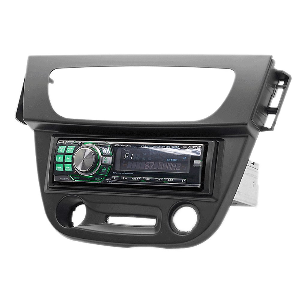 ISO redukce pro Renault Megane III 11/2008-2015, Fluence 02/2010-, tmavě šedá