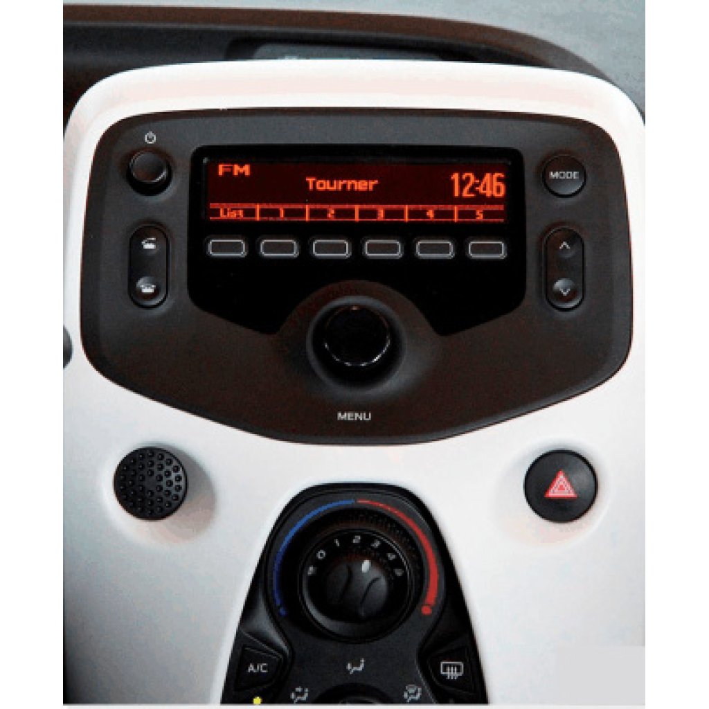 ISO redukce pro Toyota Aygo 14-, Citroën C1 14-, Peugeot 108 14-