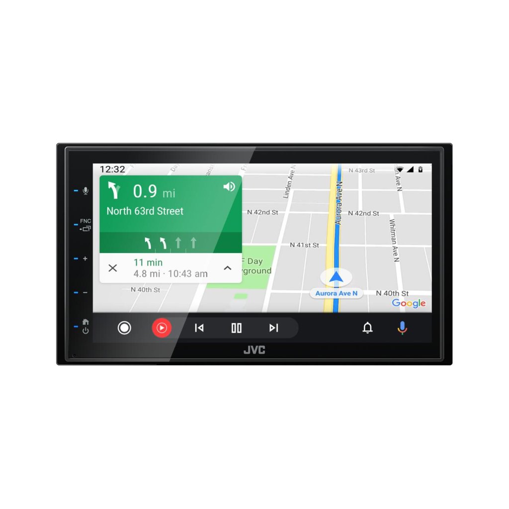 JVC 2DIN DAB+ / FM autorádio/6,8" displej/USB/AUX/Bluetooth/Apple CarPlay / Android Auto