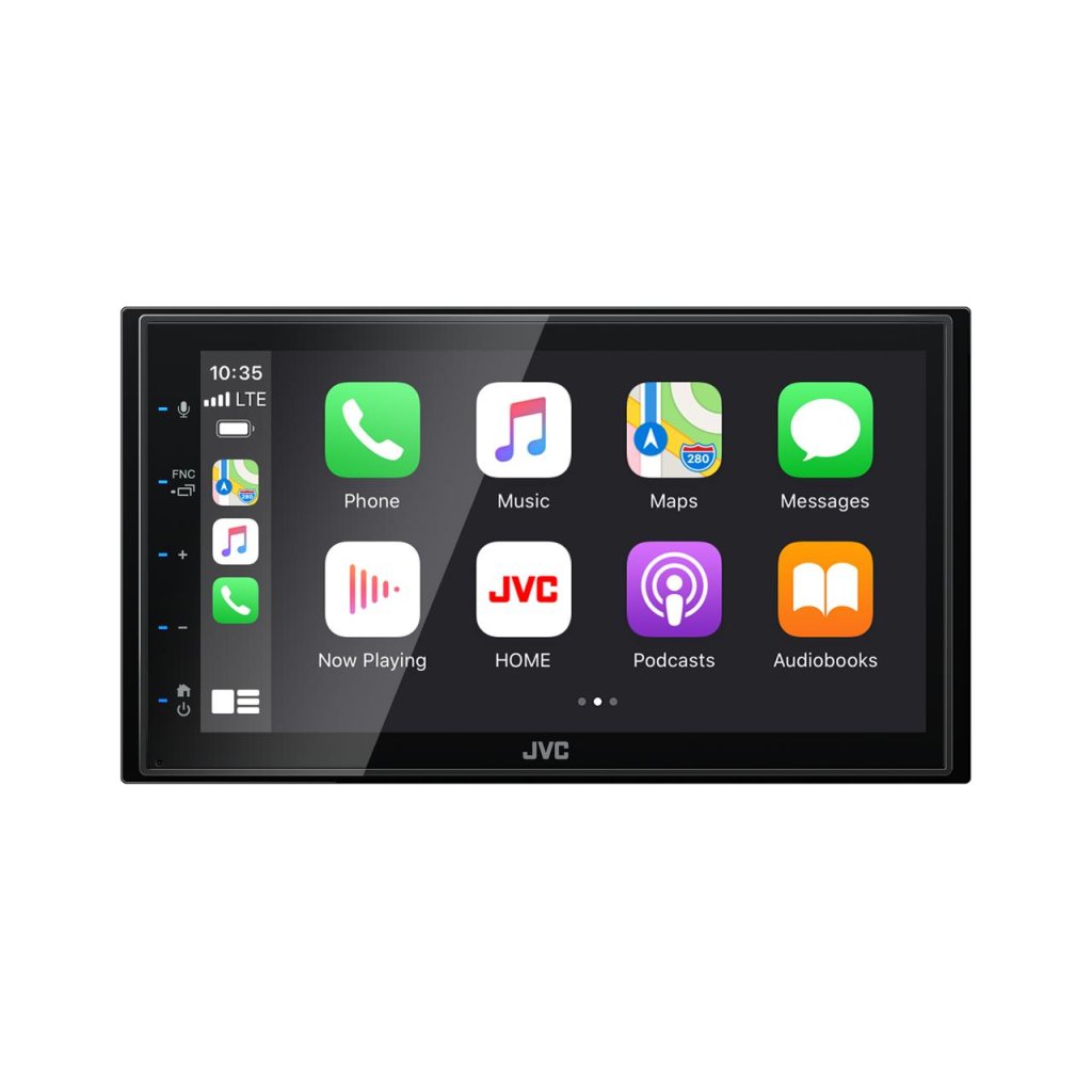 JVC 2DIN DAB+ / FM autorádio/6,8" displej/USB/AUX/Bluetooth/Apple CarPlay / Android Auto