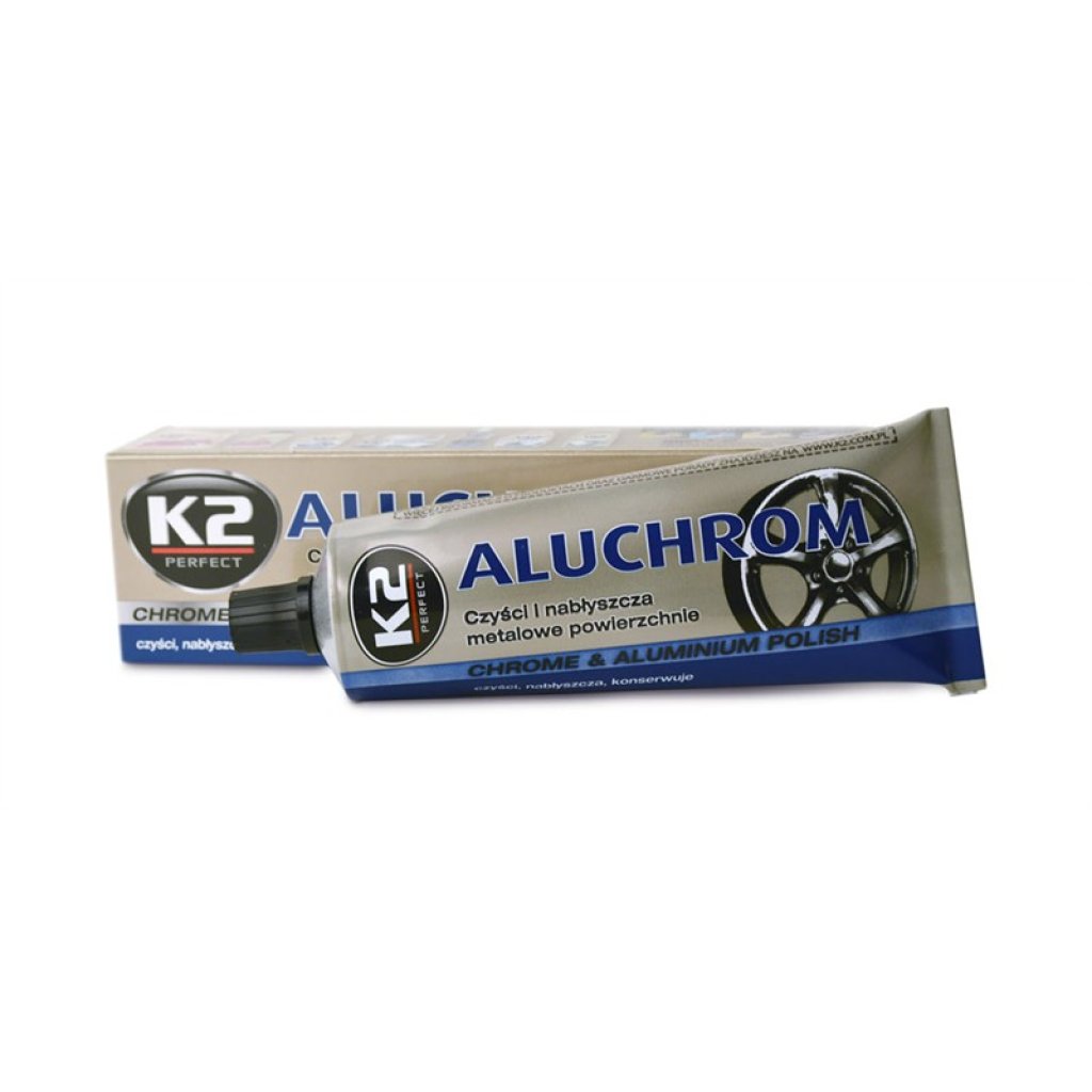K2 ALUCHROM 120 g - pasta na čištění a leštění kovových povrchů, K003