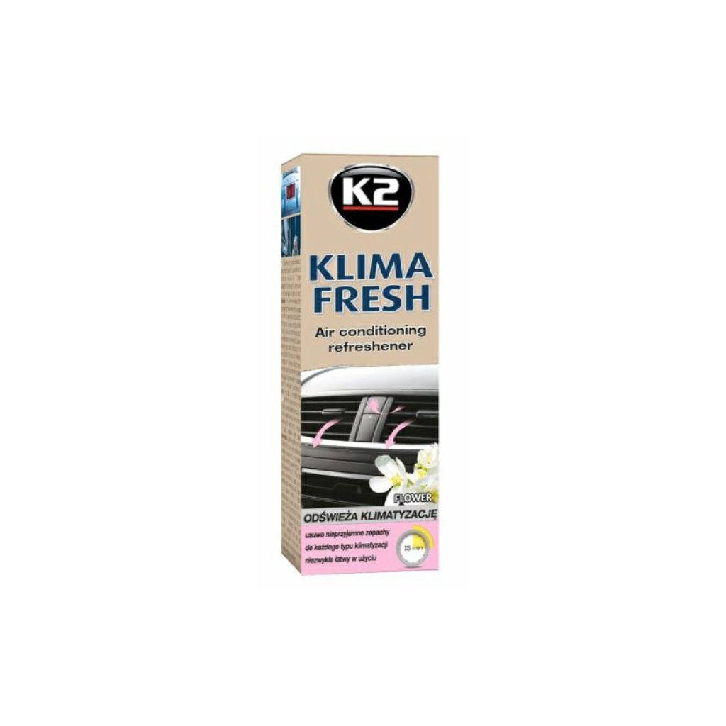 K2 KLIMA FRESH 150 ml FLOWER - osvěžuje vzduch interiéru vozu, K222FL