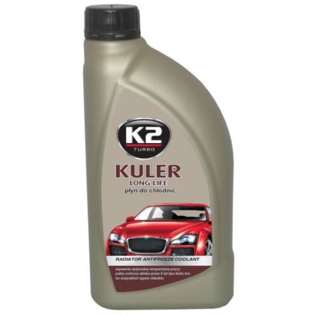 K2 KULER G12/G12+ ČERVENÁ 1 L- nemrznoucí kapalina do chladiče do -35 °C, T201C