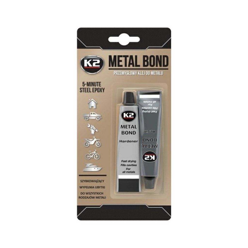 K2 METAL BOND 56,7 g - dvousložkové lepidlo na kovy, B116