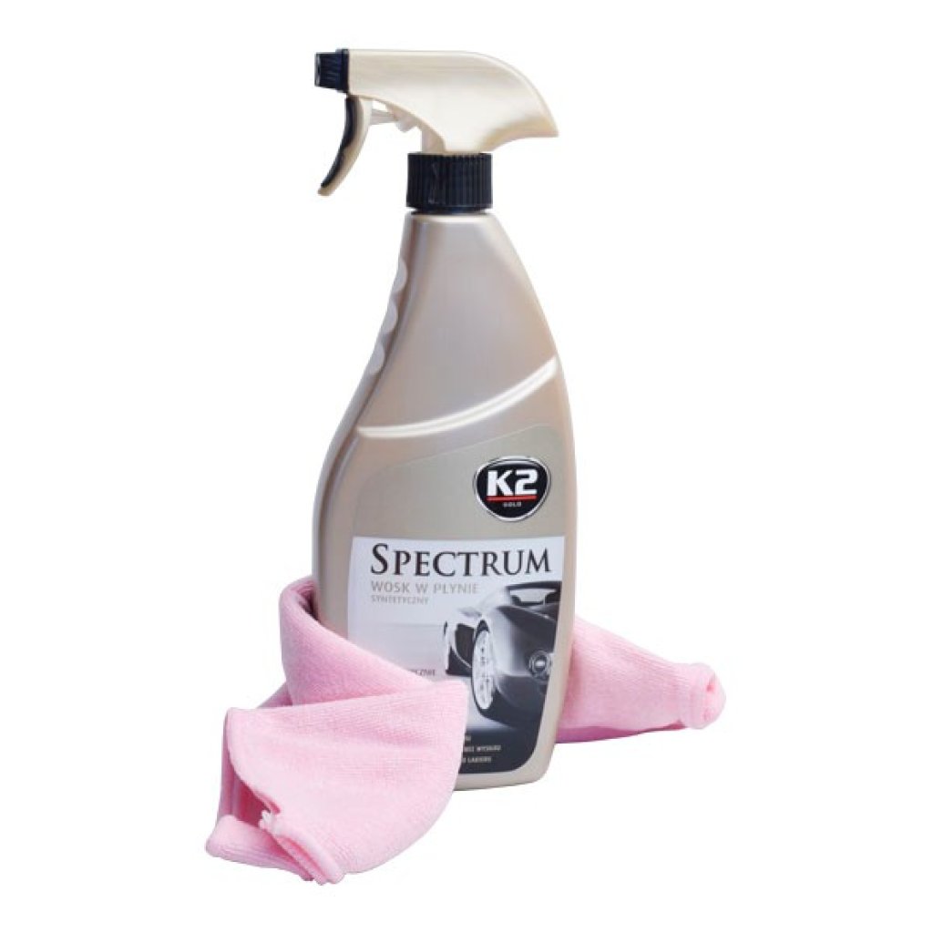 K2 SPECTRUM 700 ml - syntetický vosk ve spreji (Quick Detailer) s mikroutěrkou, G020