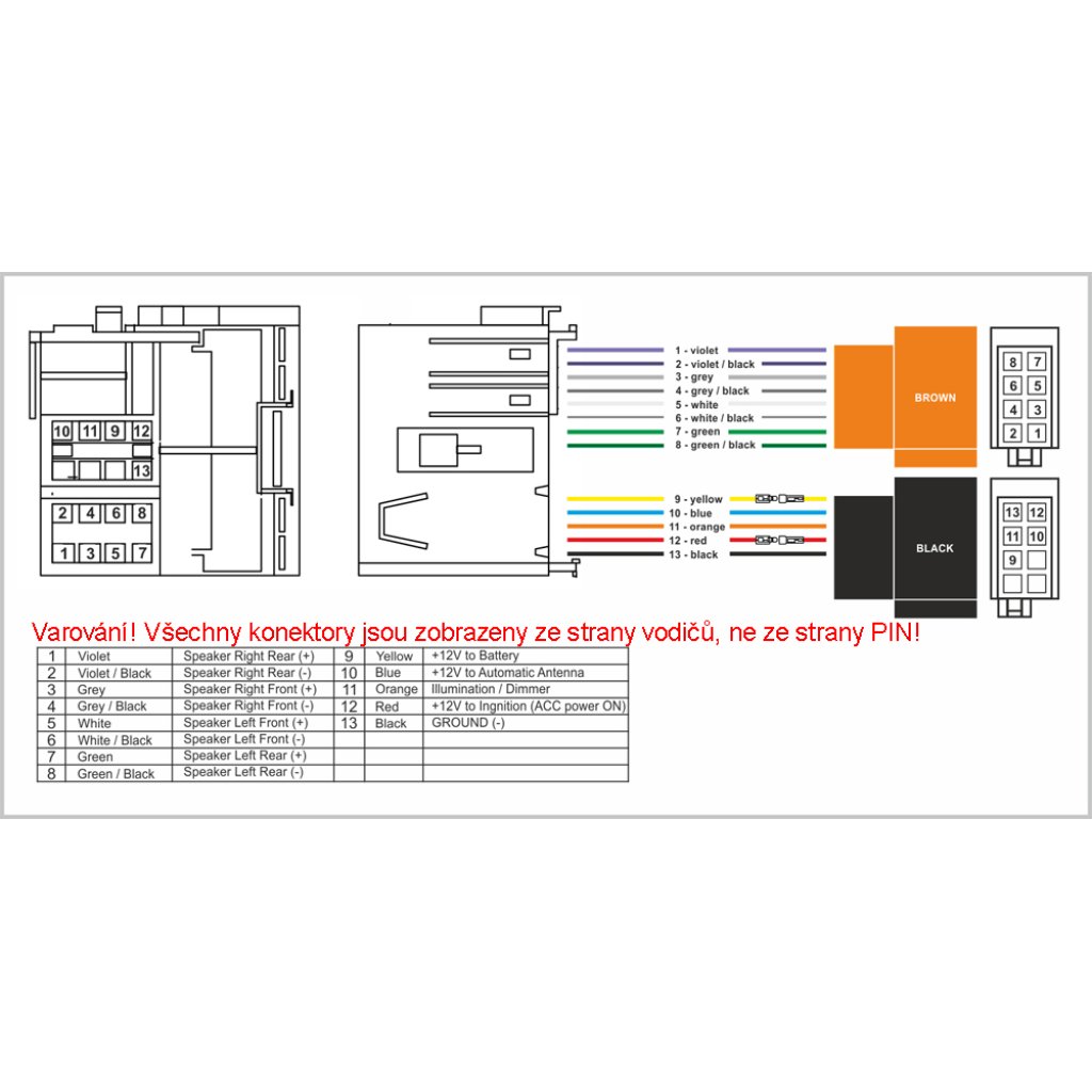 Kabel pro FORD MOST/ ISO