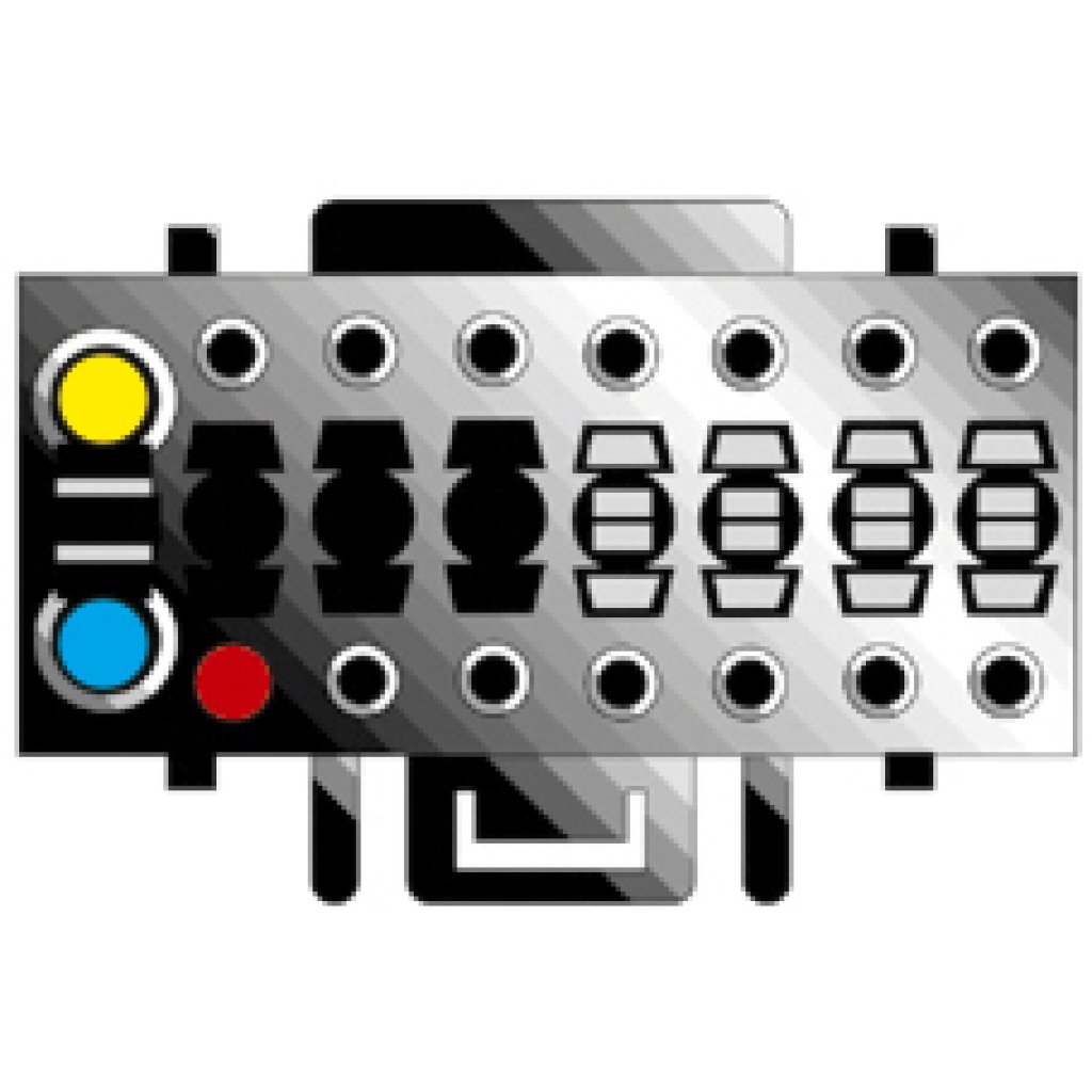 Kabel pro KENWOOD/JVC 16-pin / ISO