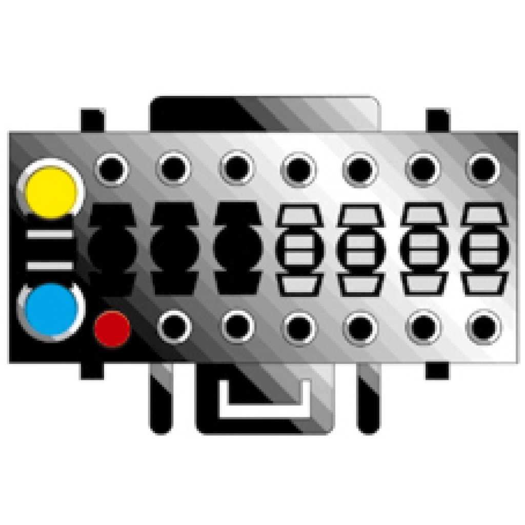 Kabel pro KENWOOD/JVC 16-pin / ISO