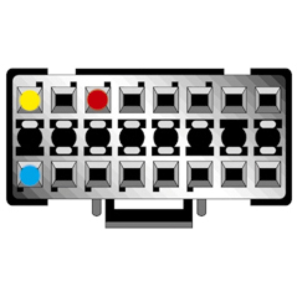 Kabel pro PIONEER 16-pin / ISO černý