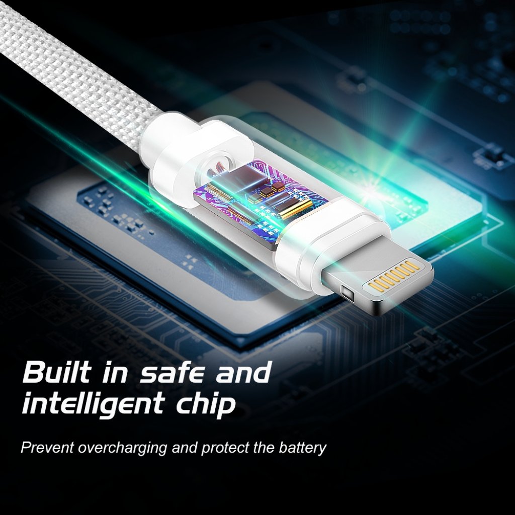 Kabel textile USB/Lightning SWISSTEN, černý, 45563