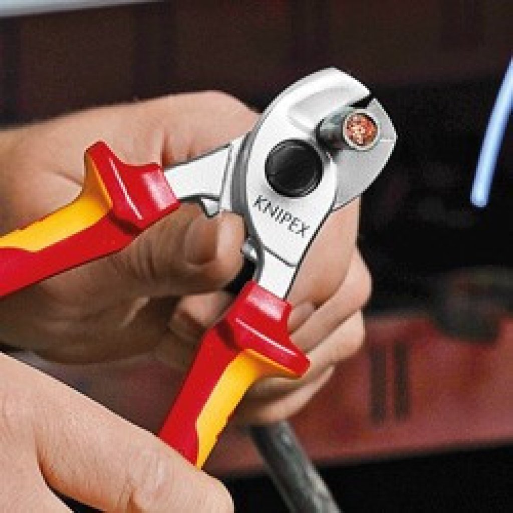 Kabelové nůžky izolované vícesložkovými návleky, certifikace VDE 165 mm - 9516165