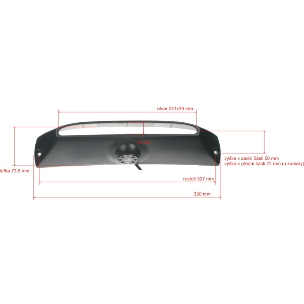 Kamera 4PIN NTSC/PAL, AHD/CVBS pro Iveco Daily 2011-2014