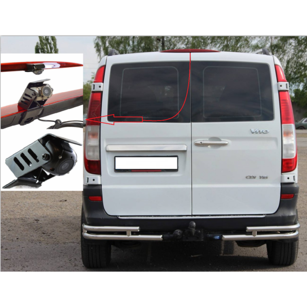 Kamera 4PIN PAL/NTSC pro Mercedes Vito 2003 - 2014