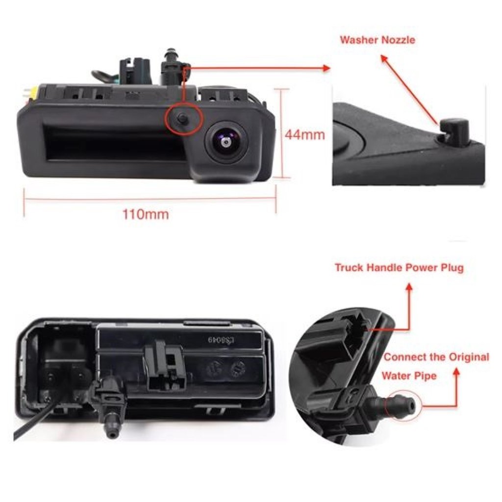 Kamera formát PAL/NTSC do vozu AUDI /Škoda v madle kufru