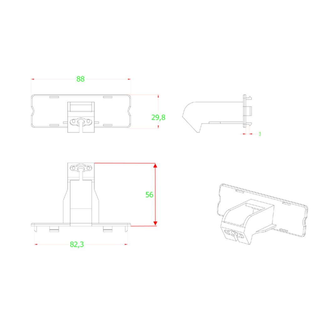 Kamera formát PAL/NTSC do vozu Suzuki Swift 2008-2012
