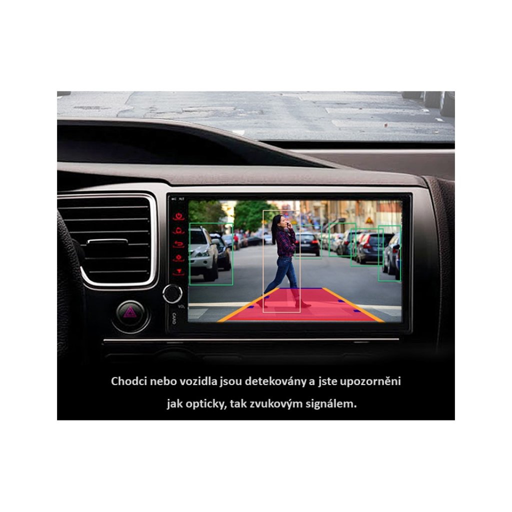 Kamera vnější PAL s detekcí chodců