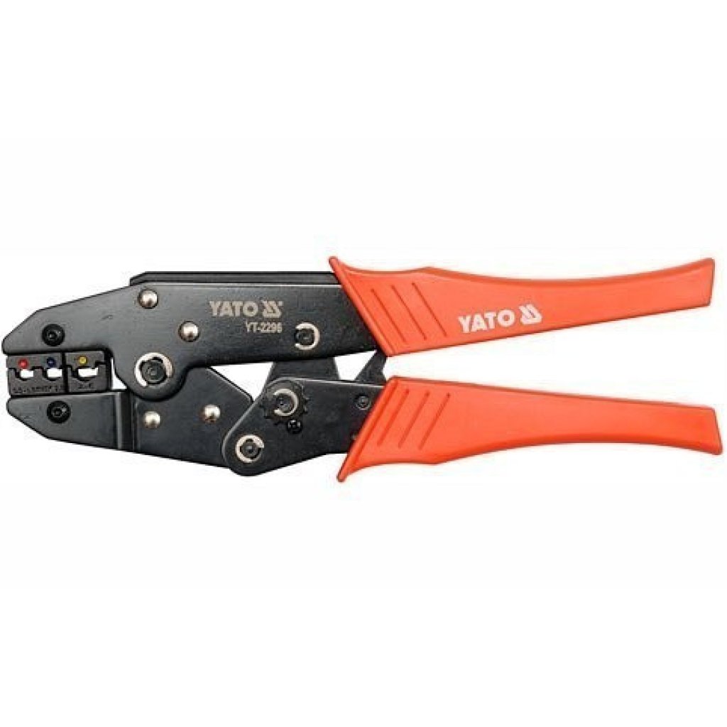 Kleště konektorové 230mm, 22-10(AWG), 0,5-6,00mm2 - YT-2296