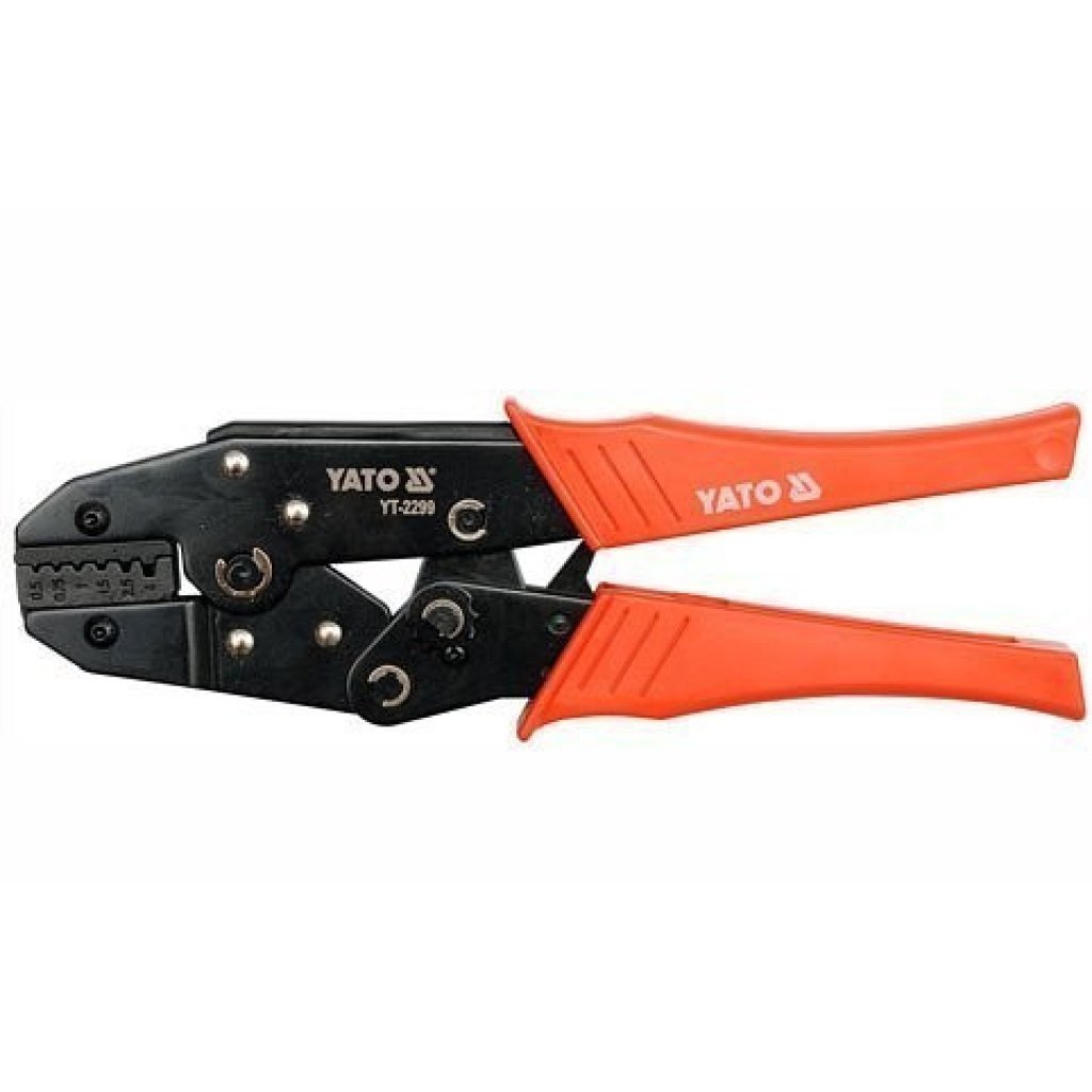 Kleště konektorové 230mm, 22-12(AWG), 0,5-4,00mm2 - YT2299