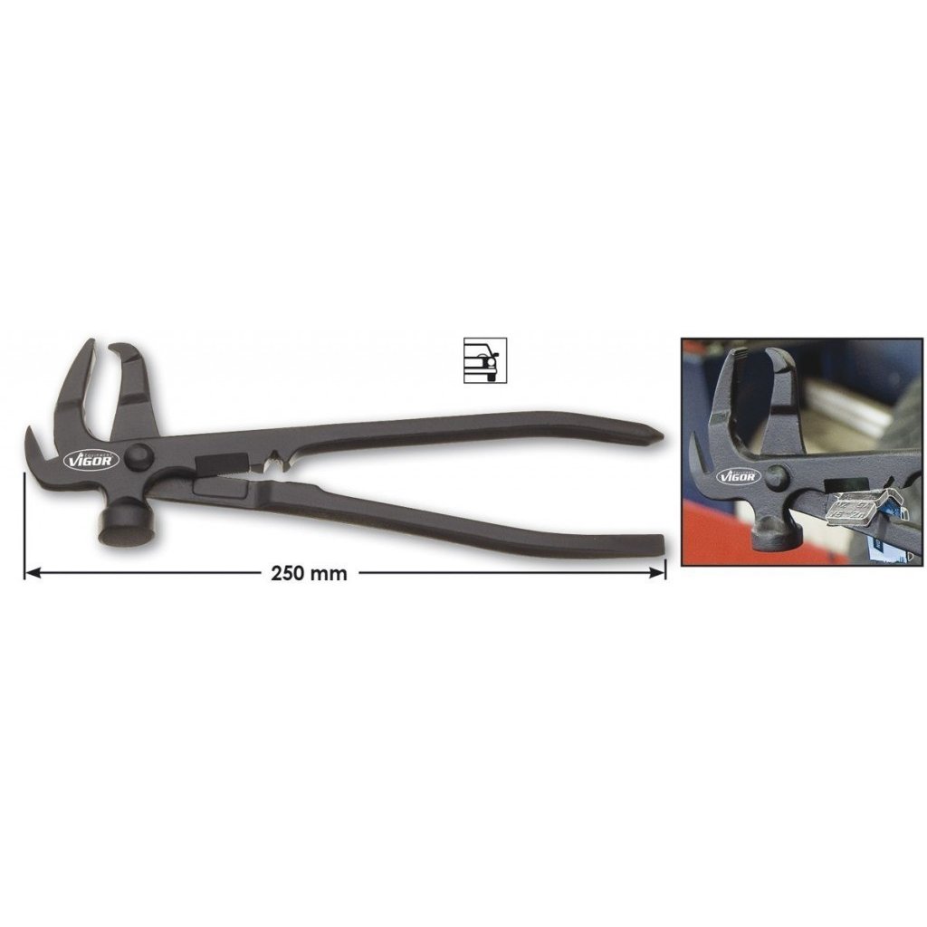 Kleště na závaží kol 250mm VIGOR V1657