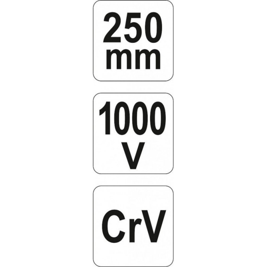 Kleště siko 250mm VDE (1000V) - YT-21161