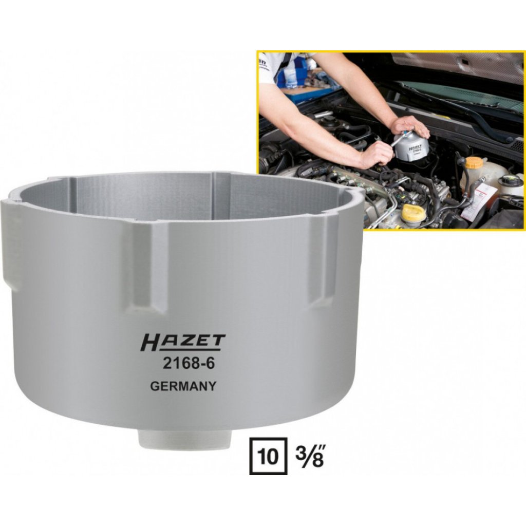 Klíč na palivový filtr 3/8" Hazet 2168-6 - HA149070